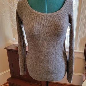 Soft Surroundings Angora Wool Sweater Scoop Neck size M